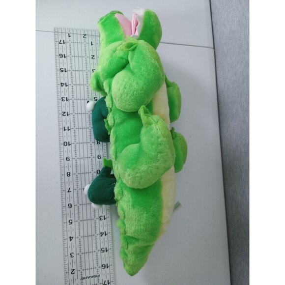 Crocodile with Frogs Plush Stuff Animal Alligator Green Toy Network 17 inch - Picture 11 of 11